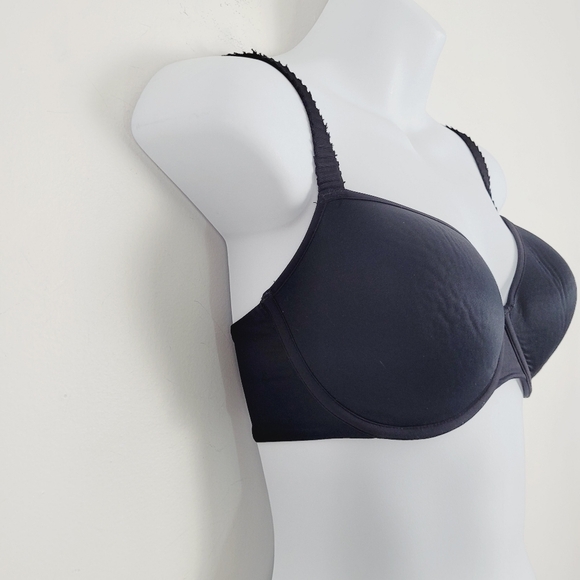 Third Love 24/7 Black Classic T Shirt Bra Size 44C - Picture 2 of 6